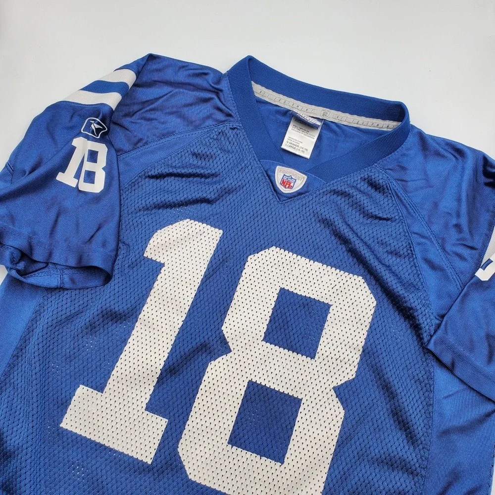 Youth Indianapolis Colts Peyton Manning #18 NFL‎ Equipment Jersey flaw